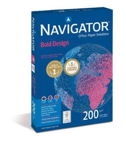 Картон Navigator Bold Design A4 150 л. 200 g/m2