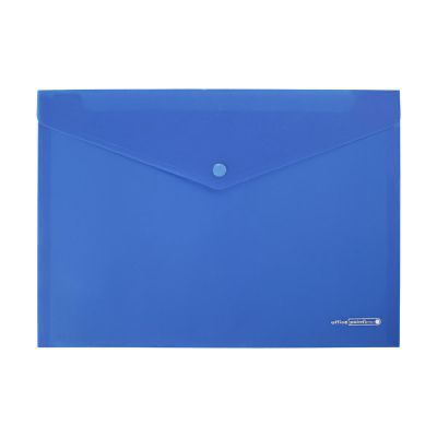 Папка джоб с копче A4 Office Point De Luxe
