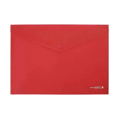 Папка джоб с копче A4 Office Point De Luxe