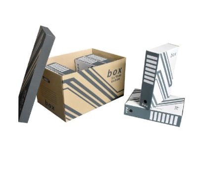 Кашон за класьори и архивни кутии Fornax, картонен